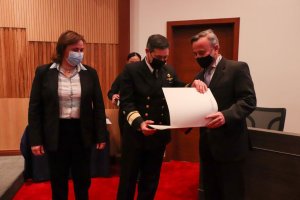 Se realiza ceremonia de graduación del Diplomado de Antropología y Ética en la Academia de Guerra Naval