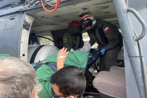 Armada apoyó aeroevacuación médica en Archipiélago Juan Fernández