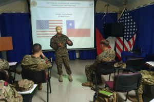Batallón N°41 “Hurtado”, intercambia experiencias con el Cuerpo de Infantería de Marina de los Estados Unidos 