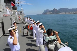 Durante su navegación de instrucción la FF “Almirante Williams” participó del Bicentenario de la Independencia Brasil y la creación de su Escuadra