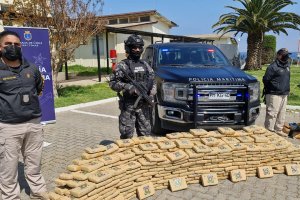 Incautan más de 1 tonelada y media de droga ingresada por vía marítima al país Incautan más de 1 tonelada y media de droga ingresada por vía marítima al país