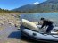 Capitanía de Puerto de Cochamó realiza limpieza de playa en borde costero de Ralún.