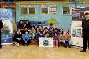 Plan Tenglo: Alumnos de la Escuela Rural de Isla Tenglo participan en taller de conciencia ambiental Plan Tenglo: Alumnos de la Escuela Rural de Isla Tenglo participan en taller de conciencia ambiental