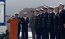 Con temperaturas bajo cero se realizaron ceremonias de cambio de mando en la Antártica