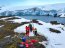 Con -5 grados personal de la Armada realizó tareas de renovación de señalización marítima en la Antártica