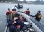  Armada y bomberos de Hualpén rescataron a can desde roqueríos de la desembocadura del río Bío Bío  