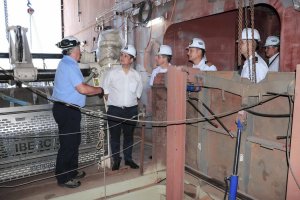 Gobernador Regional del BioBío conoció capacidades operativas y logísticas de la Base Naval Talcahuano