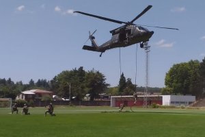 Unidades de la Jefatura de la Defensa Nacional del BioBío realizaron ejercicio de despliegue en la comuna de Mulchén