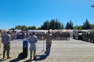 Director General de Finanzas de la Armada revistó al personal desplegado en la provincia de Arauco