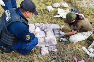 Policía Marítima incauta mochila con marihuana en playa Las Machas de Arica