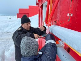 Departamento de Obras y Construcciones de la Tercera Zona Naval finaliza tareas en Territorio Chileno Antártico