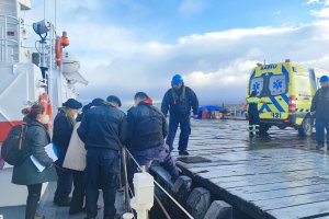 Autoridad Marítima de Puerto Natales activó operativo de evacuación médica