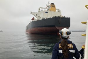 Comisión Local de Inspección de Naves de Valparaíso efectuó reconocimiento por cambio de bandera al Buque Tanque "Cabo Tamar”