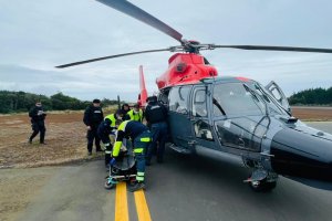 Armada coordinó evacuación médica desde Isla Mocha a Lebu Armada coordinó evacuación médica desde Isla Mocha a Lebu