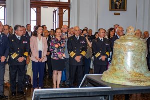 Campana original del Crucero ligero alemán S.M.S. “Dresden” será exhibida en el Museo Marítimo Nacional