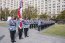  Armada de Chile efectuó izamiento de la “Gran Bandera del Bicentenario” en plaza de la Ciudadanía de Santiago  