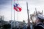 Izamiento Gran Bandera Tercera Zona Naval