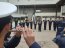 Banda de Guerra de la Escuela Naval compartió su experiencia con Banda de Guerra de la escuela básica 