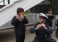 Banda de Guerra de la Escuela Naval compartió su experiencia con Banda de Guerra de la escuela básica 