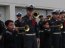 Banda de Guerra de la Escuela Naval compartió su experiencia con Banda de Guerra de la escuela básica 