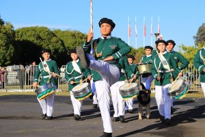 Colegio Villa Alegre de la Región del Maule obtuvo primer lugar en el encuentro de bandas escolares realizado en la Base Naval Talcahuano 