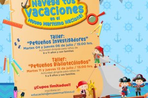 Museo Marítimo Nacional organizará diversas actividades en estas vacaciones de invierno Museo Marítimo Nacional organizará diversas actividades en estas vacaciones de invierno