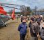 Helicóptero naval apoya labores de ayuda humanitaria en la comuna de Alto Bío Bío