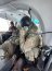 Helicóptero naval traslada pasajeros, personal sanitario y ayuda social durante su primero día de operación en Alto Biobío
