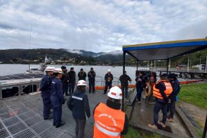 Autoridad Marítima de Corral realizó primer ejercicio anual de combate a la contaminación