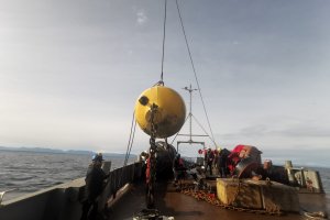 Buque "Ingeniero Slight" efectuó fondeo de boya tipo Watchkeeper en Isla Desertores Buque "Ingeniero Slight" efectuó fondeo de boya tipo Watchkeeper en Isla Desertores