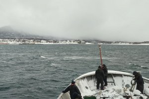 Patrullero “Sibbald” realiza tareas de reaprovisionamiento en zona austral del País Patrullero “Sibbald” realiza tareas de reaprovisionamiento en zona austral del País