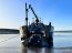 Tras 12 años la Barcaza 'Elicura' realiza navegación canal de acceso a bahía Chilota en isla grande de Tierra del Fuego