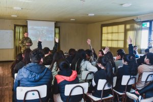 Jefatura de la Defensa Nacional de la región del BioBío organizó operativo interagencial en Isla Mocha