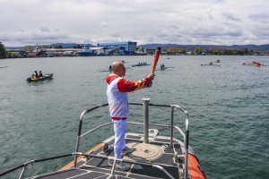 Servidor Naval de la Segunda Zona Naval realiza relevo de antorcha de los Juegos Panamericanos Santiago 2023 Servidor Naval de la Segunda Zona Naval realiza relevo de antorcha de los Juegos Panamericanos Santiago 2023