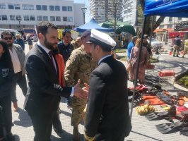 Guarnición Naval Talcahuano participó en la VIII versión de la Feria de Reducción de Riesgos y Desastres 