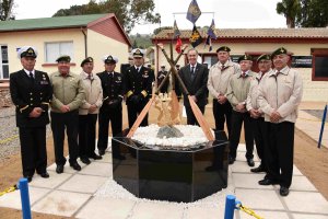 Escuela de Fuerzas Especiales inauguró primer monumento a los Comandos Infantes de Marina