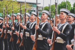 Escuela de Grumetes participó en Ceremonia Cívico Militar en Talcahuano