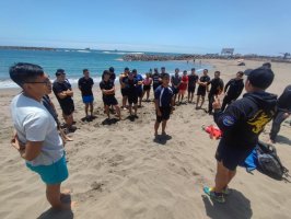 Realizan instrucción de rescate y soporte vital básico a personal de la Gobernación Marítima en Arica