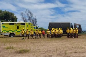 Brigadistas de la Armada se preparan para la temporada de incendios forestales 2023-2024