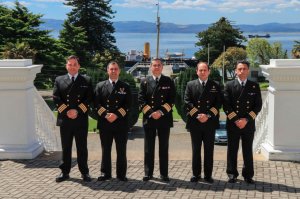 Guarnición Naval Talcahuano reconoce labor de Oficiales Jefes que se acogen a retiro Guarnición Naval Talcahuano reconoce labor de Oficiales Jefes que se acogen a retiro