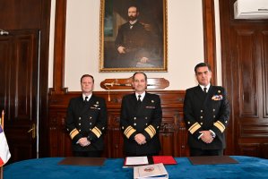Contraalmirante Ricardo Chiffelle asume como Subjefe del Estado Mayor General de la Armada