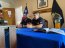 Base Naval Antártica “Arturo Prat” efectuó videoconferencia con alumnos de Colegio en Quillón