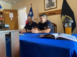 Base Naval Antártica “Arturo Prat” efectuó videoconferencia con alumnos de Colegio de Quillón Base Naval Antártica “Arturo Prat” efectuó videoconferencia con alumnos de Colegio de Quillón