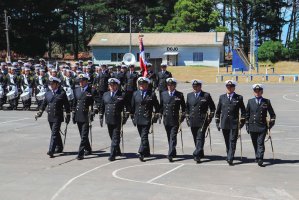 Escuela de Grumetes homenajeó a Suboficiales Mayores de la Guarnición Naval Talcahuano que se acogen a retiro