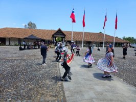 Museo Santuario Cuna de Prat en Ninhue fue sede de la muestra Nacional De Cueca Escolar en la Región de Ñuble