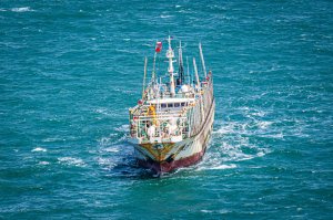 Tercera Zona Naval monitorea flota pesquera extranjera que transita por el Estrecho de Magallanes
