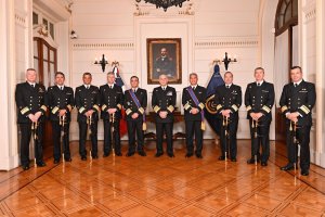 Se realizó ceremonia de ascensos de Vicealmirantes y Contraalmirantes del Alto Mando Naval 2024