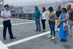 Joven de Lonquimay cumplió su sueño de ser marino por un día Joven de Lonquimay cumplió su sueño de ser marino por un día