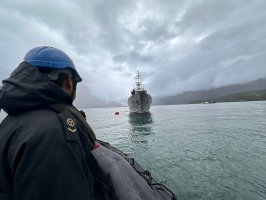 Lancha de Servicio General “Puerto Montt” efectuó patrullajes en el área de Hornopirén Lancha de Servicio General “Puerto Montt” efectuó patrullajes en el área de Hornopirén