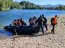 Autoridad Marítima de Puerto Cisnes rescató a 7 personas en el sector de Laguna Escondida.